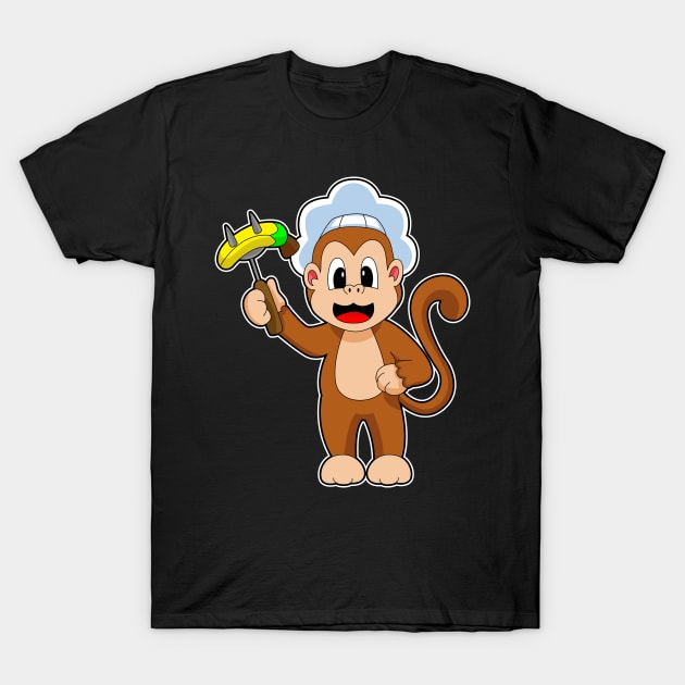 Monkey Chef Banana T-Shirt by Markus Schnabel